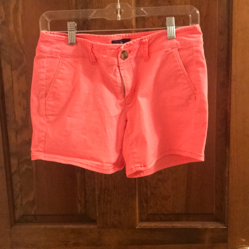 Hot pink shorts